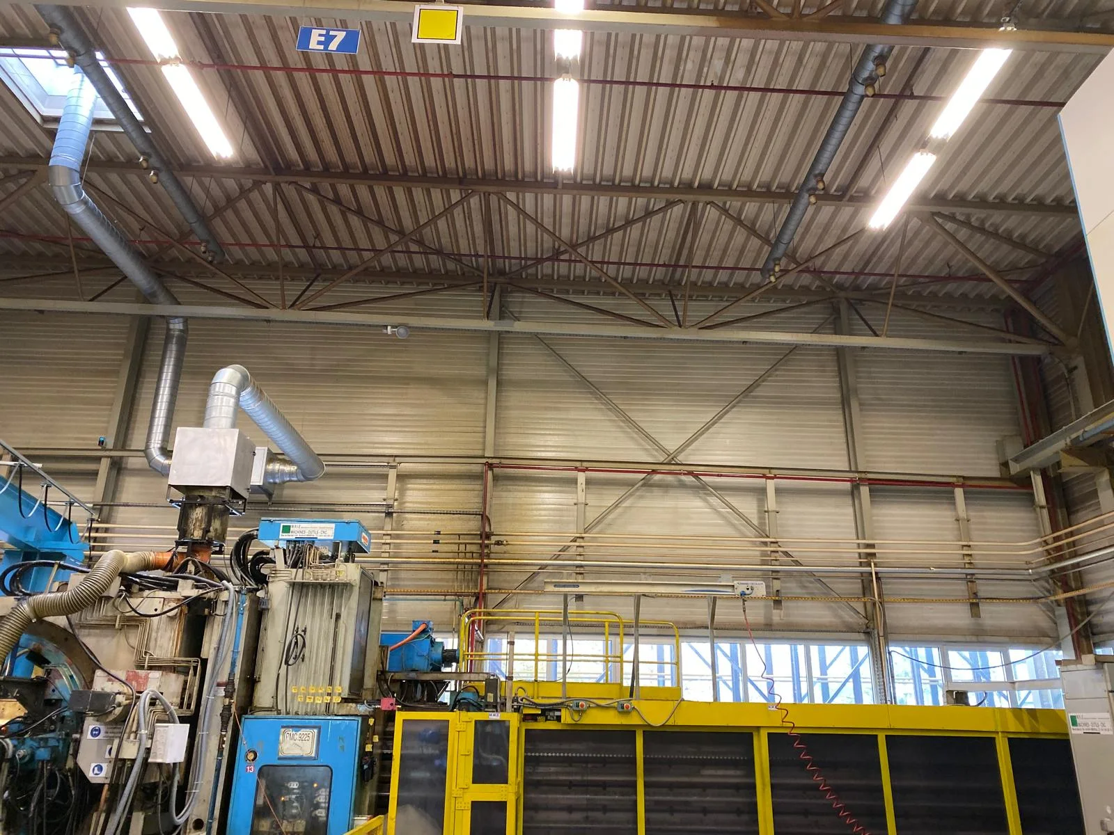 Intervention Potvin : Nettoyage industriel en hauteur